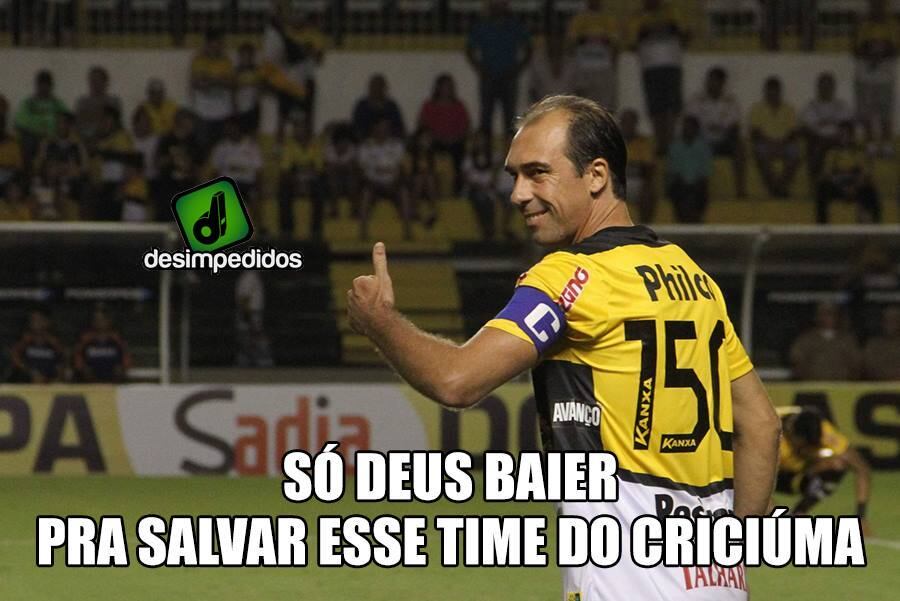 O Criciúma briga para não cair, mas Paulo Baier está fazendo de tudo para evitar o pior