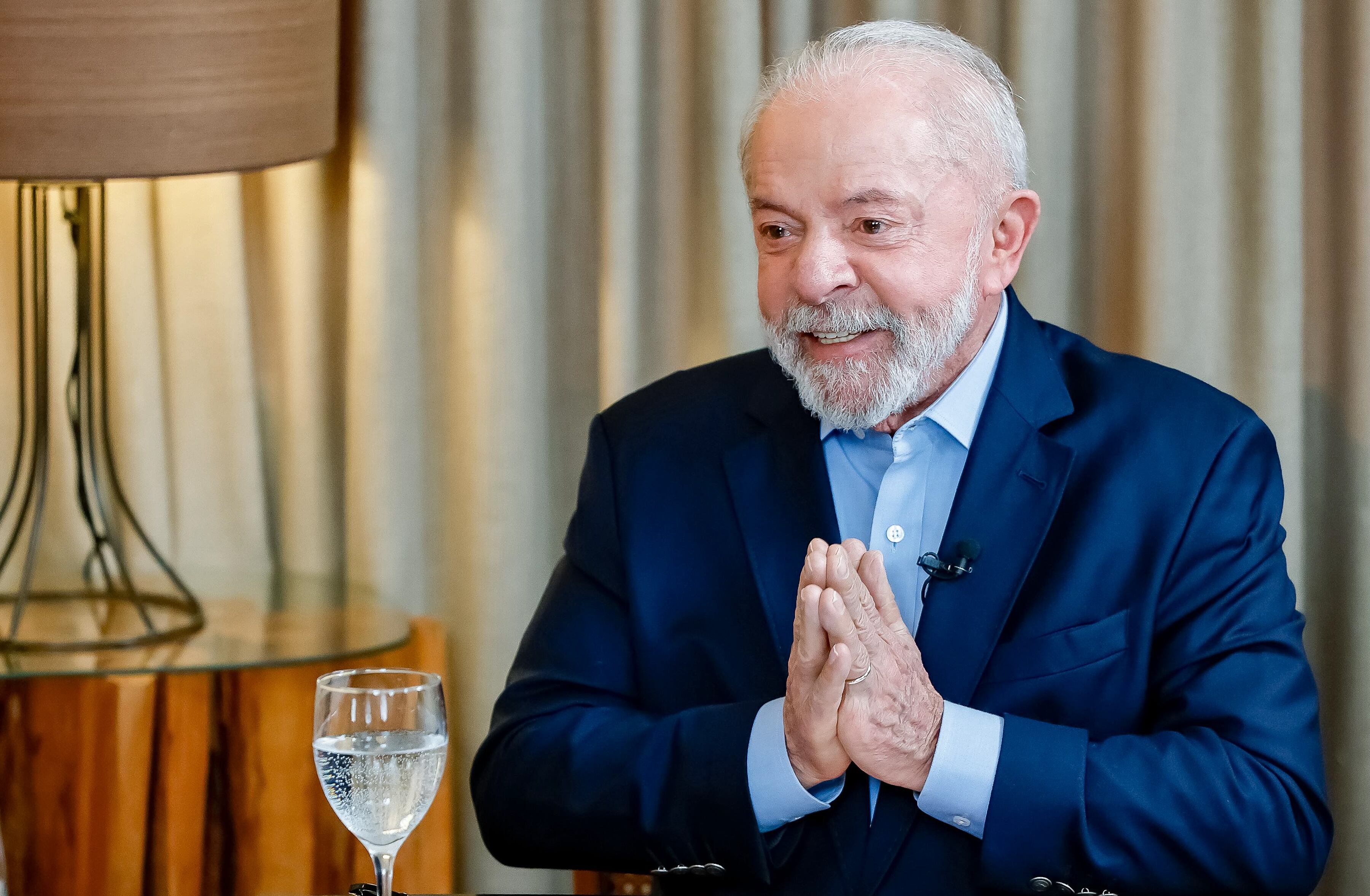 Presidente da República, Luiz Inácio Lula da Silva, durante entrevista concedida à TV Liberal. Belém (PA)

Foto: Ricardo Stuckert / PR