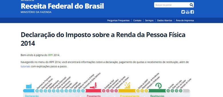 Download deve ser feito no site da Receita Federal