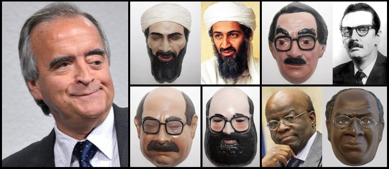 Máscara de Cerveró não tem. Mas Osama bin Laden, Jânio Quadros, PC Farias, Enéas e Joaquim Barbosa sim!