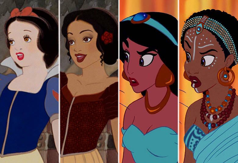 E se as princesas da Disney fossem menos parecidas entre si e representassem diferentes culturas?

Uma estudante, autora do Tumblr Let There Be Doodles, criou versões alternativas para as personagens mais famosas das animações clássicas