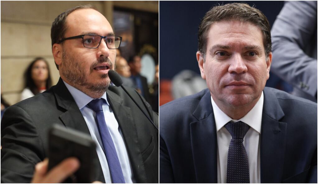 Carlos Bolsonaro e Alexandre Ramagem
