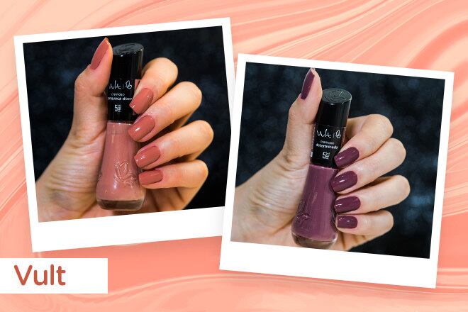 A coleção de inverno da Vult está bem elegante com tons de
nude que se adaptam a todos os tons de pele. O pincel é ótimo para aplicar e a
fórmula é hipoalergênica. O mais claro é o Panqueca Doce, e o mais escuro, o
Determinada. Preço sugerido: R$ 8,90

