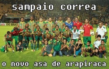 Como não podia ser diferente, a derrota do Palmeiras para o Sampaio Corrêa por 2 a 1, de virada, não escapou dos famosos memes...
