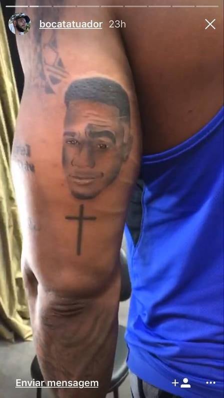 Léo Santana inovou na tattoo
