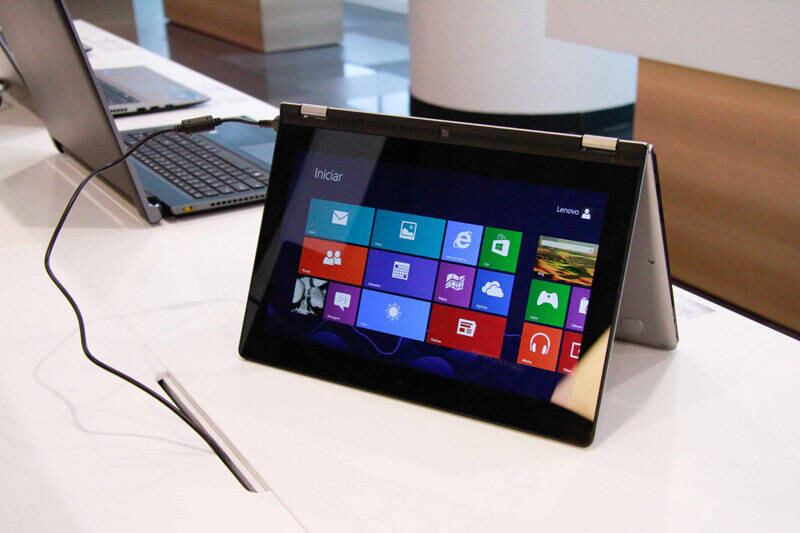 Também tivemos a oportunidade de conferir as novidades que a Lenovo deve trazer para o mercado brasileiro em breve.