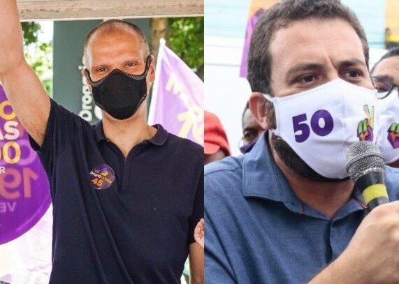 Covas (PSDB) e Boulos (PSOL)