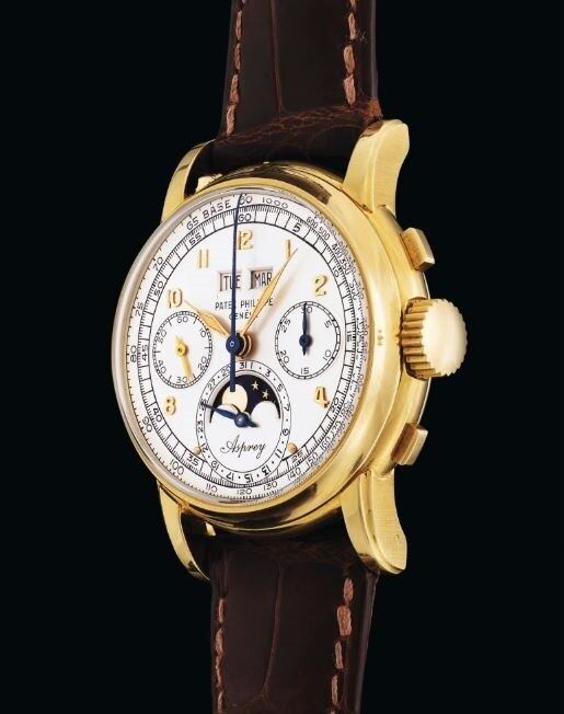 O Patek Philippe, fabricado em 1952, de R$ 14,5 milhões tem maquinário em ouro 18 quilates, calendário, cronógrafo e marcador das fases da lua. Itens desse tipo normalmente são adquiridos por colecionadores discretos e abastados 