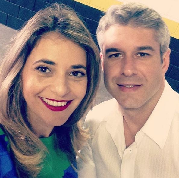 Gustavo Corrêa e a mulher, Giovana Oliveira