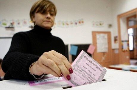 Italiana vota em referendo