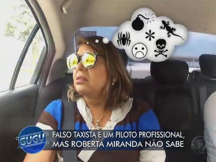 

A terceira vítima do famoso quadro do Táxi do Gugu foi a
cantora sertaneja Roberta Miranda.

Para enganá-la, Gugu se transformou num diretor de cinema e mandou um
taxista garanhão aprontar com  a cantora. Veja tudo
o que rolou!

+ Gugu está no Facebook! Curta

+ Siga o perfil da atração no Twitter





