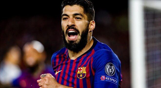 Suárez, o seu primeiro gol nesta edição da Champions