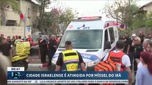 Cidade israelense é atingida por míssil do Irã