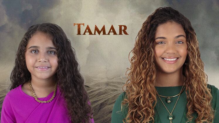 Tamar (Joana Lavrador) é a filha mais nova de Maaca (Jakelyne Oliveira) e Davi (Cirillo Luna). Na oitava temporada, Esther de Oliveira assumiu a personagem, uma linda jovem, cheia de sonhos. Por não ver maldade nas pessoas, acredita no bom caráter delas, até ser abusada pelo irmão Amnon (Luckas Moura). Mesmo assim, Tamar faz de tudo para poupar o pai do sofrimento
