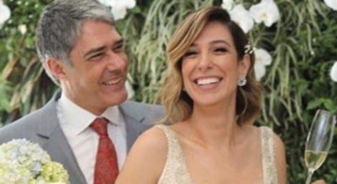 Bonner e Natasha celebraram a união entre poucos amigos