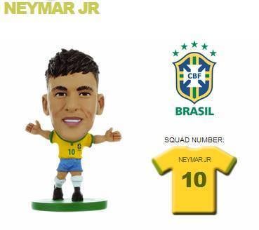 Neymar, principal nome da seleção brasileira, não podia ficar de fora da seleção elaborada pela empresa inglesa