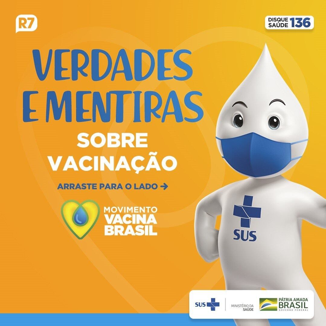 Conscientização e quebra de mitos sobre a vacinação entraram em evidência nas redes