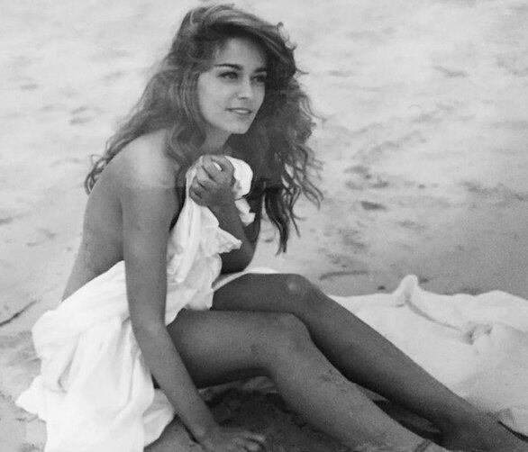 Acima, uma das imagens antigas de Luciana Vendramini extraídas do Instagram dela