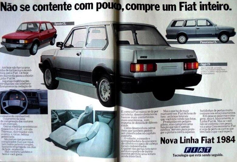 Linha Fiat 1984