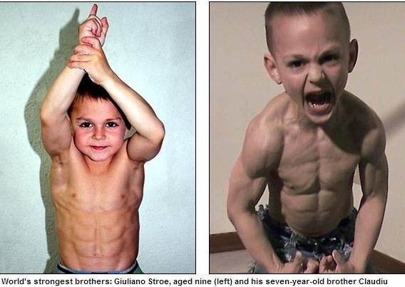 Iulian afirma que Claudio começou a seguir os passos do
irmão por conta própria e que não faz nenhuma pressão para os filhos
continuarem malhando. 


― Eles têm uma habilidade natural para isso. Nunca tomaram
remédio nem nada, é só força de vontade

Atividade física é fundamentam para fortalecer ossos das crianças
