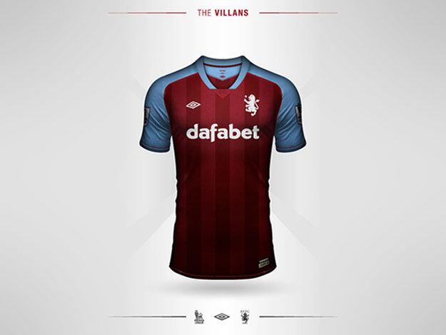 Olha como ficou o uniforme do Aston Villa!