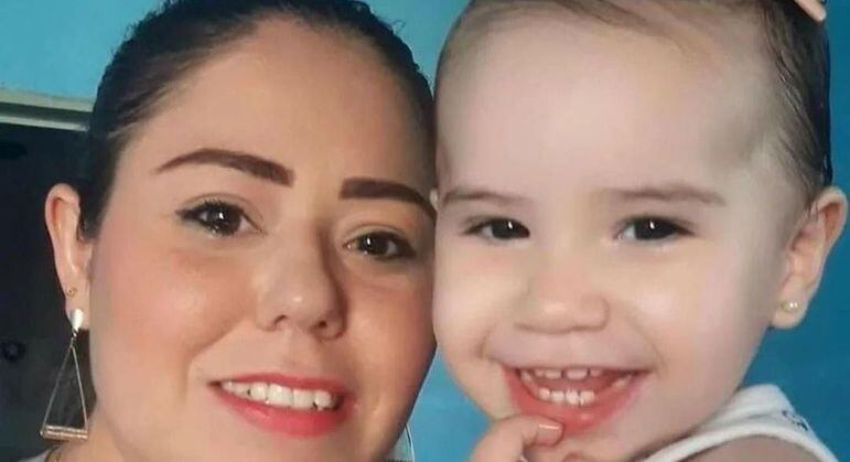 Sandra e Heloísa, que morreram atropeladas em faixa de pedestre