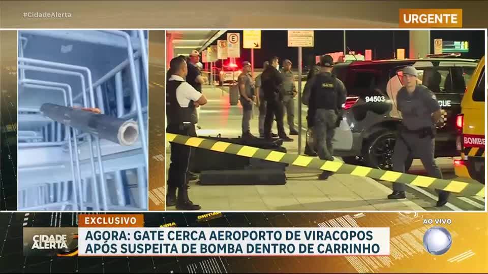 Artefato suspeito encontrado no aeroporto de Viracopos não era bomba, informa polícia