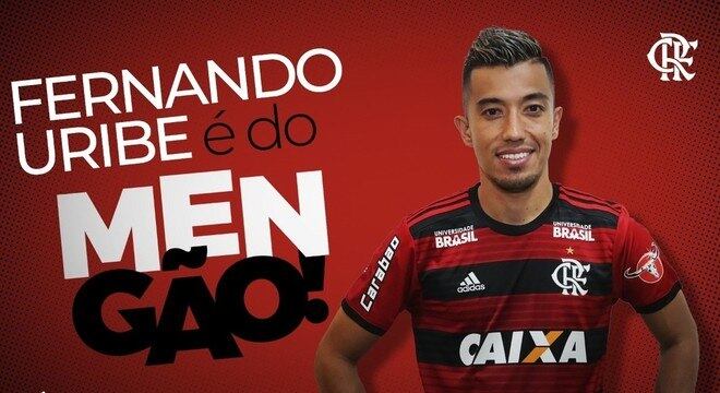 Fernando Uribe chega ao Flamengo vindo do Toluca, do México