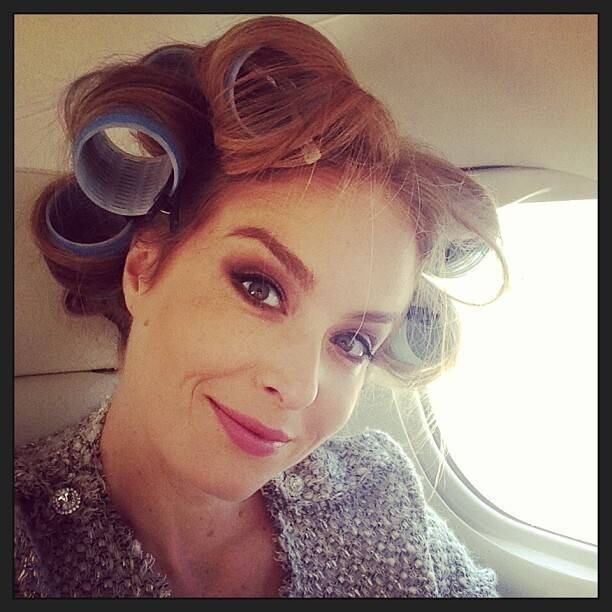 Angélica também fez questão de postar a foto à la Dona Florinda em sua conta na web
