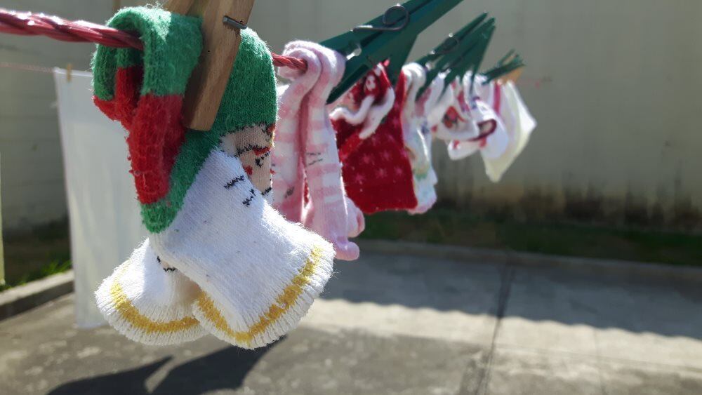 Quem cuida da higiene das roupas dos bebês também são as internas