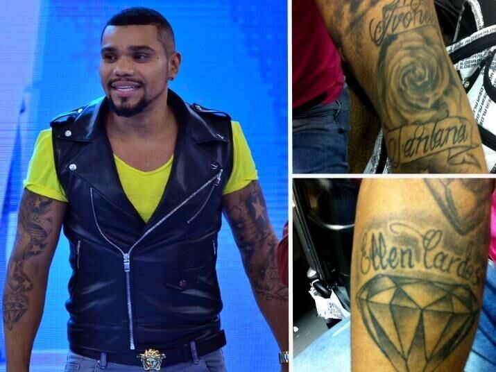 

Naldo Benny foi convidado especial da Hora do Faro no último
domingo (20). Mas não é a primeira vez que o cantor participa do programa
comandado por Rodrigo e, a cada vez que vem agitar o palco com seus sucessos,
exibe um corpo mais tatuado! Durante os bastidores das gravações, Naldo revelou
ao site oficial os mais variados significados de suas tattoos, acompanhe!



+ASSISTA  ao lançamento da nova música de NALDO BENNY
+Qual tatuagem de Naldo Benny você mais gosta? Vote!
