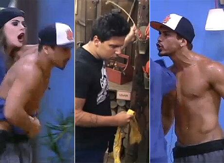 Antes de abandonar a casa e dar adeus à
disputa por R$ 2 milhões, ele teve uma briga pesada com o ator Douglas Sampaio. Os dois se
estranharam durante a festa de sexta-feira (23) e o clima ficou tenso na casa.
Ao ver a cena, Mara
Maravilha começou a chorar muito e tremer de tão nervosa