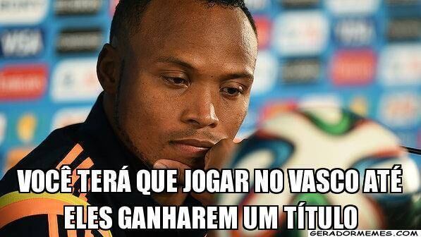 Parar de ser vice com o Vasco não é fácil
