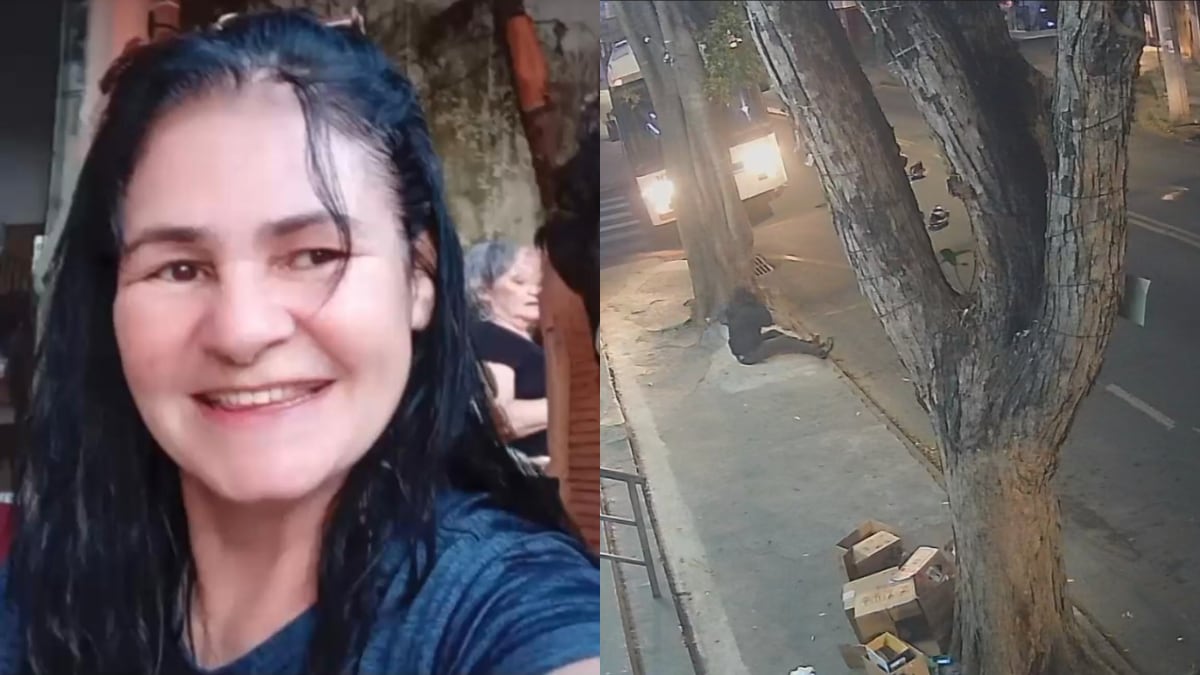 Ela se desequilibrou, caiu na pista e foi atropelada por um ônibus que trafegava ao lado. O motociclista perdeu o controle da direção, mas não sofreu ferimentos