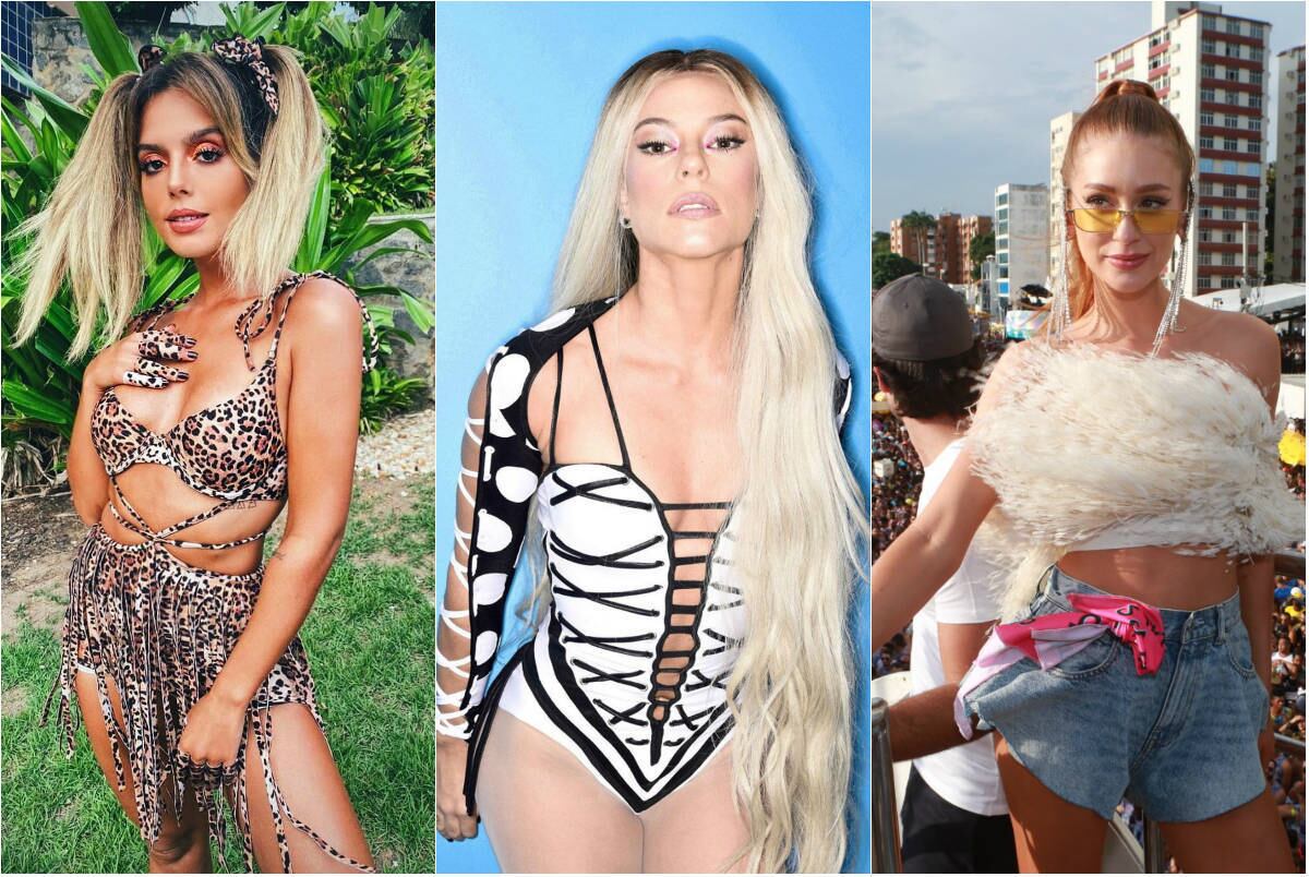 De fantasia ou não, algumas famosas já mostraram que vão surpreender com os looks neste Carnaval. A atriz Paolla Oliveira surgiu de peruca loira e se comparou à Pabllo Vittar, já Giovanna Lancellotti foi comparada à personagem Pedrita, da família Flintstones. Para curtir a folia em Salvador, Marina Ruy Barbosa escolheu um shorts jeans e top com plumas. Confira!