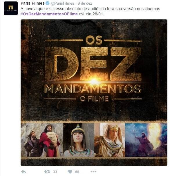 As cenas, que já emocionaram na televisão, contaram com efeitos especiais grandiosos, produzidos em Los Angeles, nos Estados Unidos
