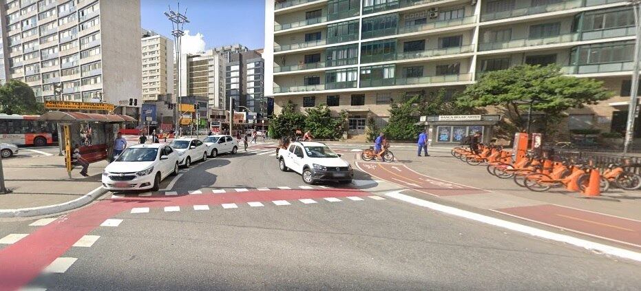 Retorno na região da praça do Ciclista, que será interditado