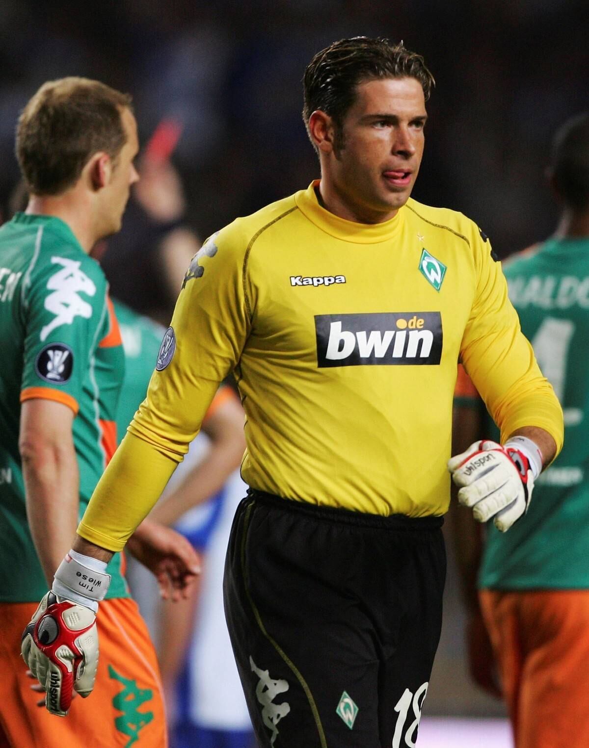 O principal clube na carreira de Wiese foi o Werder Bremen. O goleiro, que atualmente está com 32 anos, defendeu a equipe alemã por sete anos

Veja também: Campeonato de fisiculturismo reúne fortões em BH
