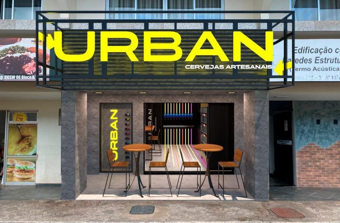 Cervejaria Urban, localizada no Sudoeste, em Brasília