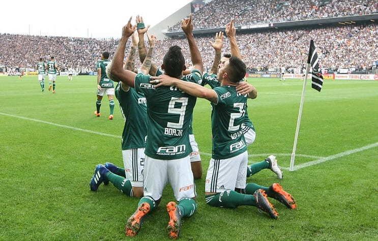 Corinthians 0 x 1 Palmeiras - final Paulistão 2018 (jogo de ida) - 31 de março de 2018 - (Timão campeão ao vencer o Palmeiras por 1 a 0, na volta, no Allianz Parque, e confirmar o título na disputa por pênaltis)