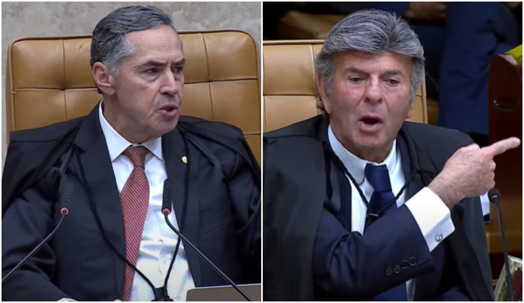 Barroso e Fux discutiram durante sessão no plenário do STF