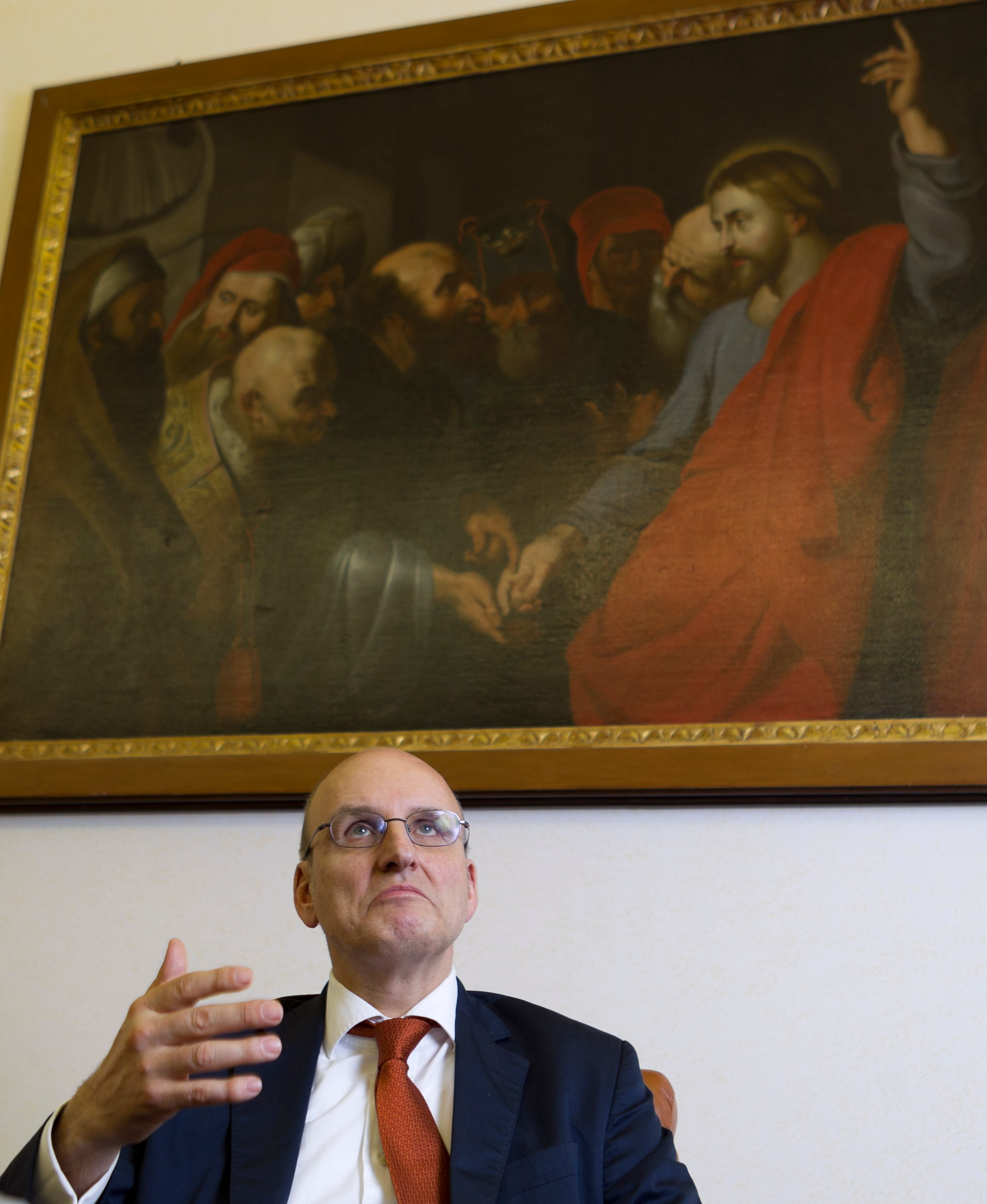 O presidente do banco, Ernst von Freyberg (foto), assumirá o posto como diretor interino
