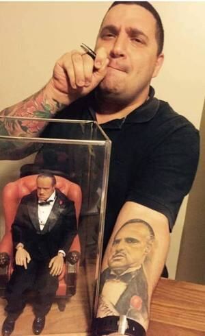 Márcio Gordo e Don Vito Corleone