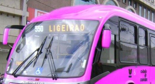 Vereador sugeriu que coletivos tenham a cor rosa