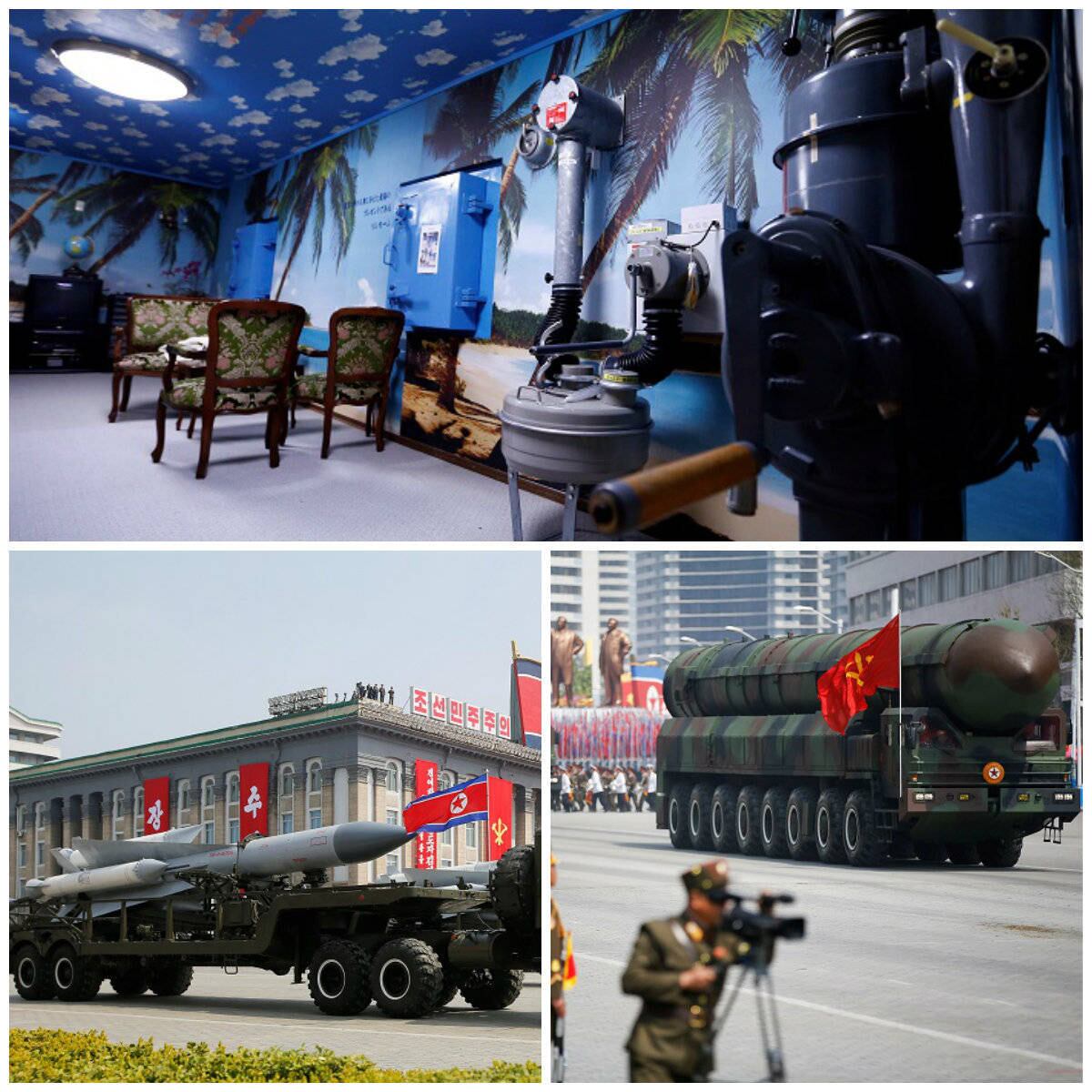 Uma empresa japonesa especializada na construção de assentamentos criou um modelo de abrigo nuclear para um eventual ataque da Coreia do Norte contra o país