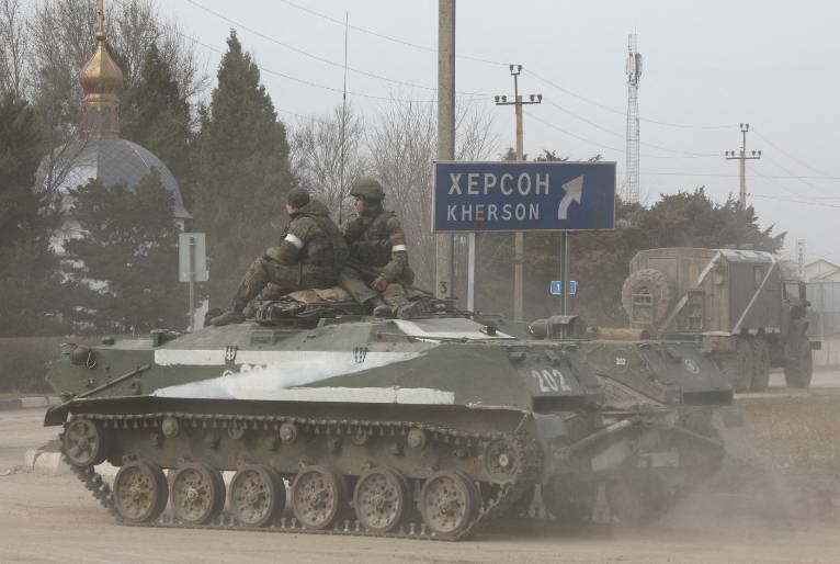 Soldados russsos na Ucrânia