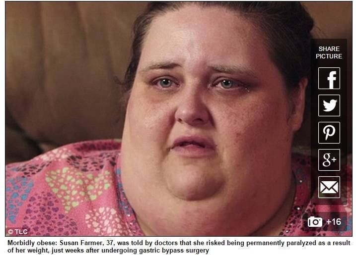 Em entrevista a um programa de TV americano, Susan relatou algumas de suas dificuldades. 

— Eu tenho problemas para respirar, especialmente quando estou
andando, e tenho que dar passos curtos, porque tenho medo de cair

Quer entrar de novo naquela sua roupa preferida? Assine o R7 Dieta e aumente sua autoestima
