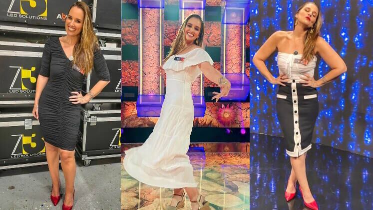 Estilo e conforto

Priorizando conforto sem abrir mão do estilo, Mari Belém também fez apostas certeiras para avaliar os candidatos da competição. Vestido tubinho, modelos mais rodados e cheios de movimento, além do tomara que caia fizeram parte das suas composições. Qual foi o seu preferido?