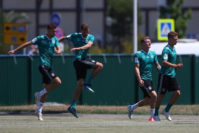 Alemães treinam em busca da recuperação