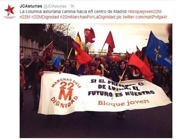 Jovens se reúnem em protestos
